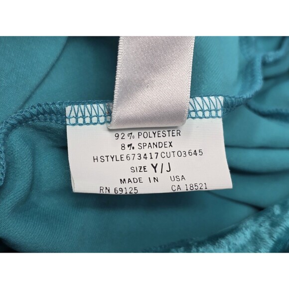 Gilda Marx VTG High Neck Keyhole Skirt Velvet Skate Leotard Dress Y/J Adult XS - Picture 7 of 16